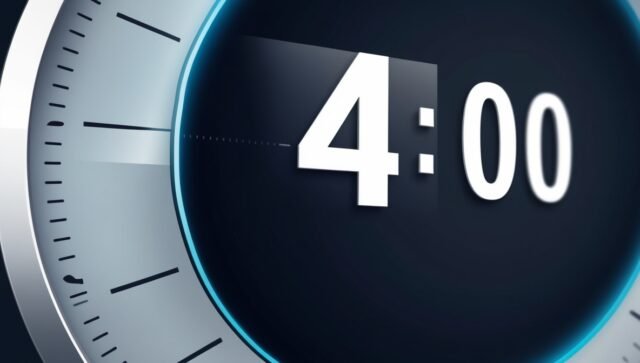 4 minute timer
